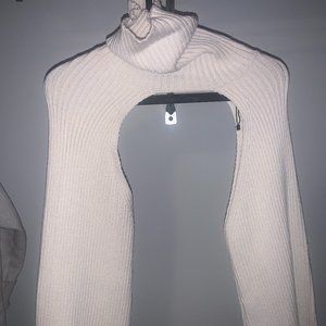 ZARA knit turtle neck arm warmer